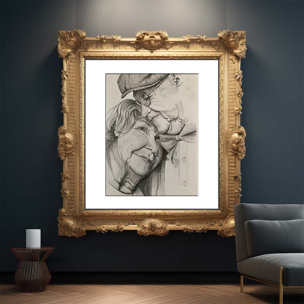 Mise en situation du dessin intitulé Love is all